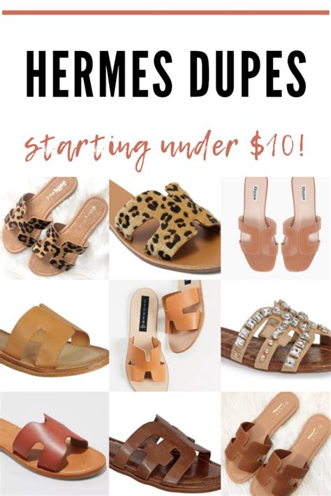 best hermes slides dupe